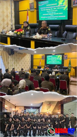 Asisten Pengawasan Kejaksaan Tinggi Riau Laksanakan Kunjungan Kerja ke Kejari Kuantan Singingi